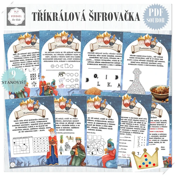 TŘÍKRÁLOVÁ ŠIFROVAČKA - stezka pro děti se šiframi