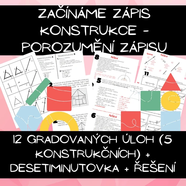 Začínáme zápis popisu konstrukce