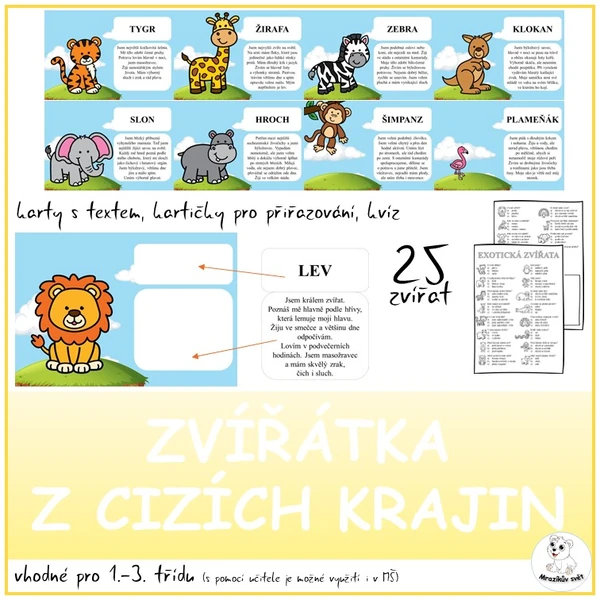 Zvířátka z cizích krajin