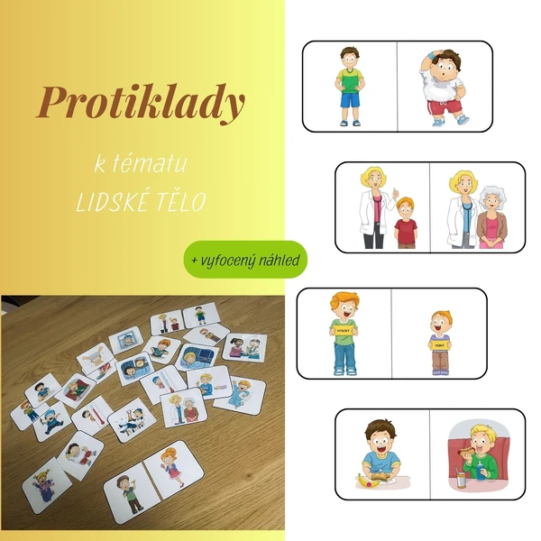Protiklady- lidské tělo