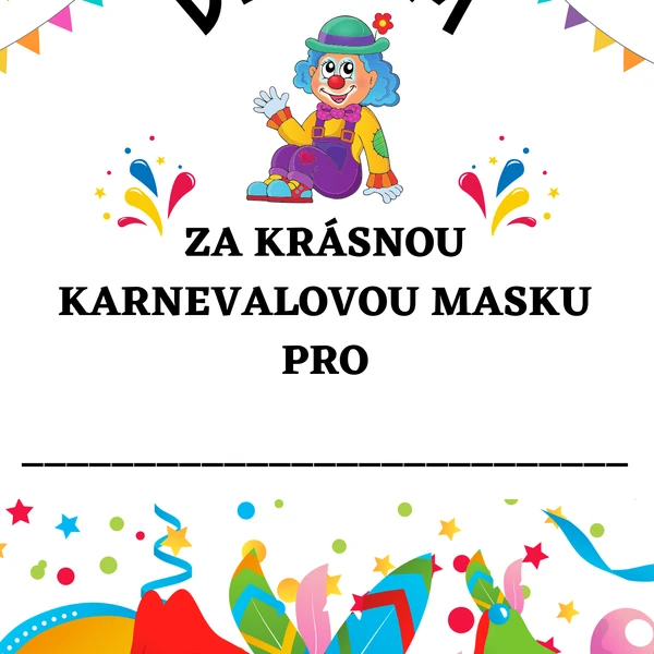 Karnevalový diplom