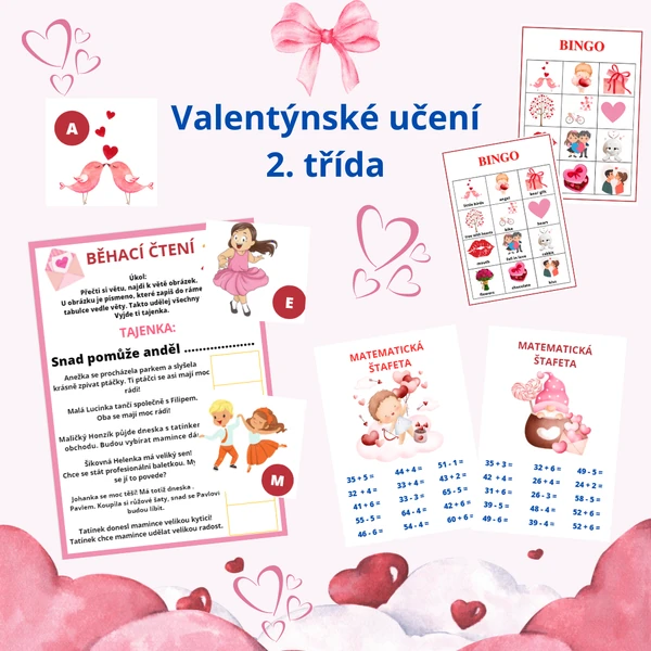 Valentýnské učení - 2. třída