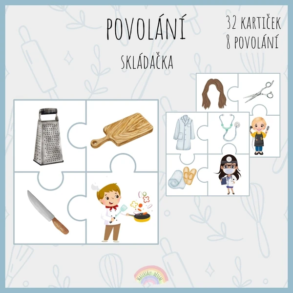 Povolání, skládačka