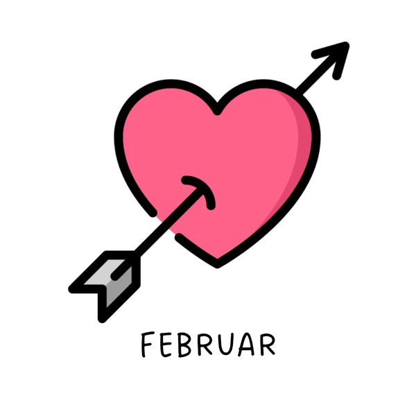 QR Code zum Kalender FEBRUAR 2024 + Lösung