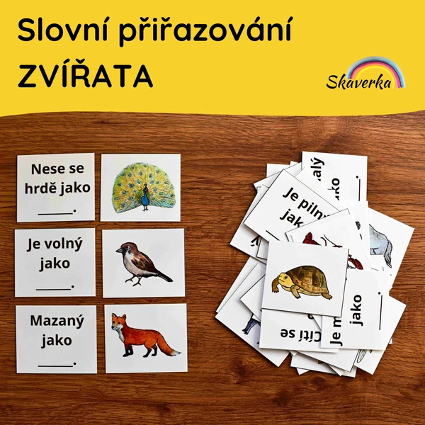 Slovní přirovnání - ZVÍŘATA