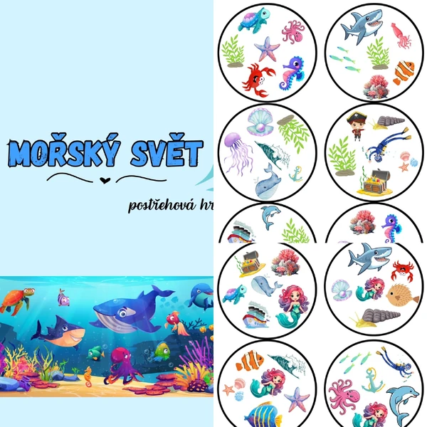 Postřehová hra - Mořský svět