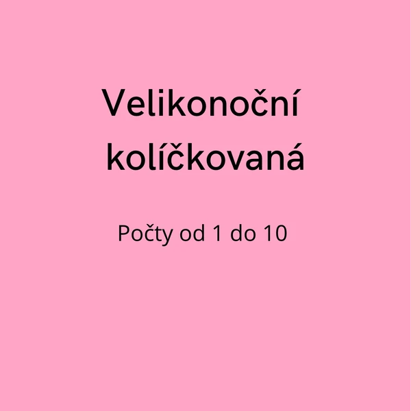 Velikonoční kolíčkovaná