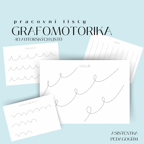 Grafomotorika - pracovní listy