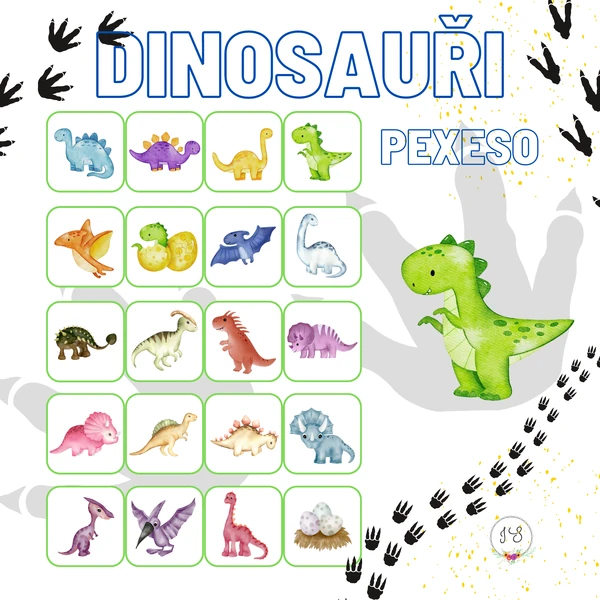 Dinosauři - pexeso