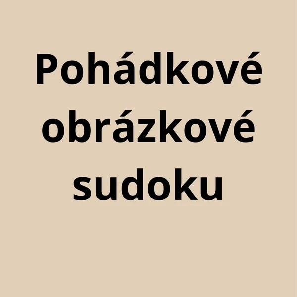 Pohádkové obrázkové sudoku