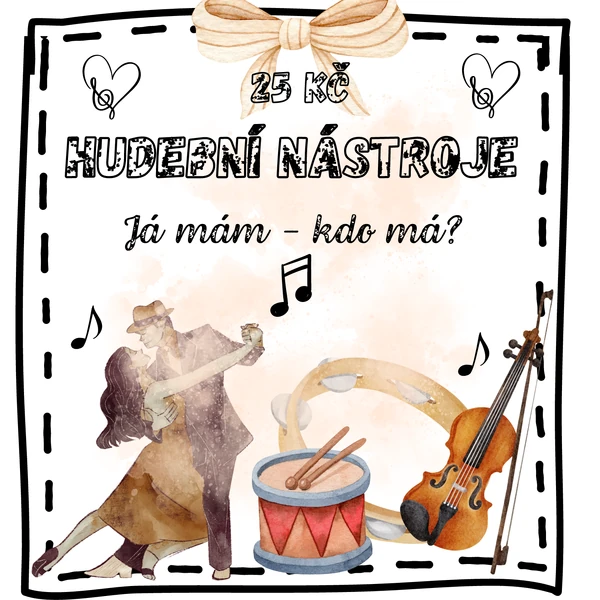 Já mám - kdo má? Hudební nástroje. 