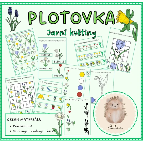 PLOTOVKA - jarní květiny