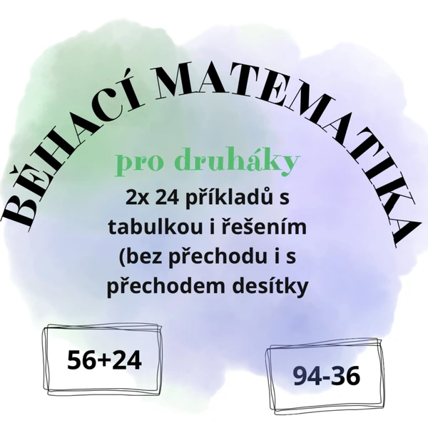 Běhací matematika pro druháky