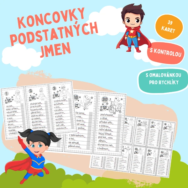 Koncovky podstatných jmen
