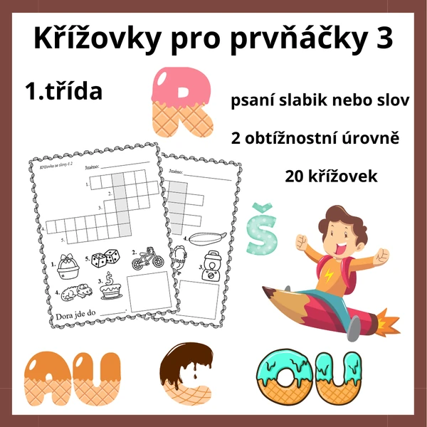 Křížovky pro prvňáčky 3