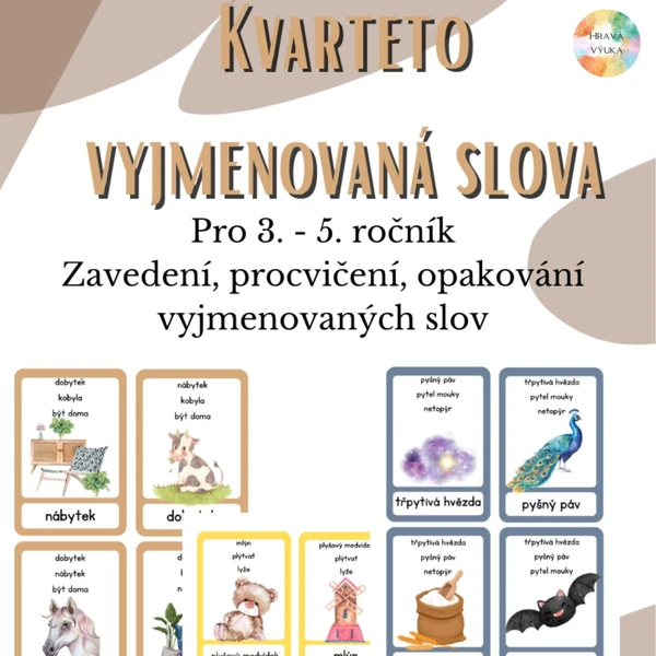 Vyjmenovaná slova - kvarteto