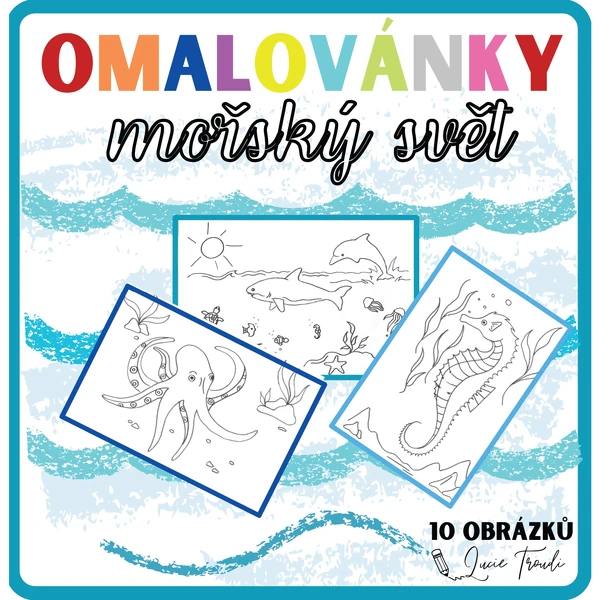 Omalovánky - MOŘSKÝ SVĚT 🐬
