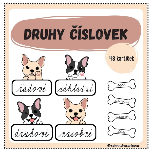 Druhy číslovek