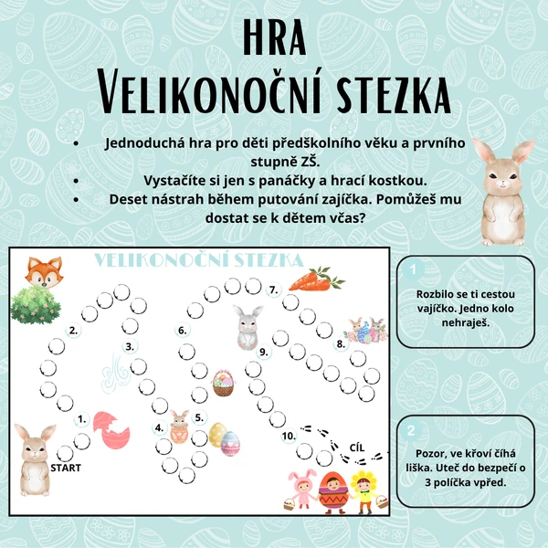 Hra Velikonoční stezka