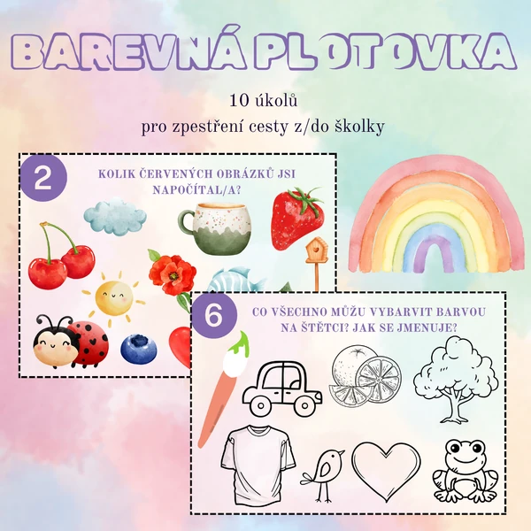 Barevná plotovka