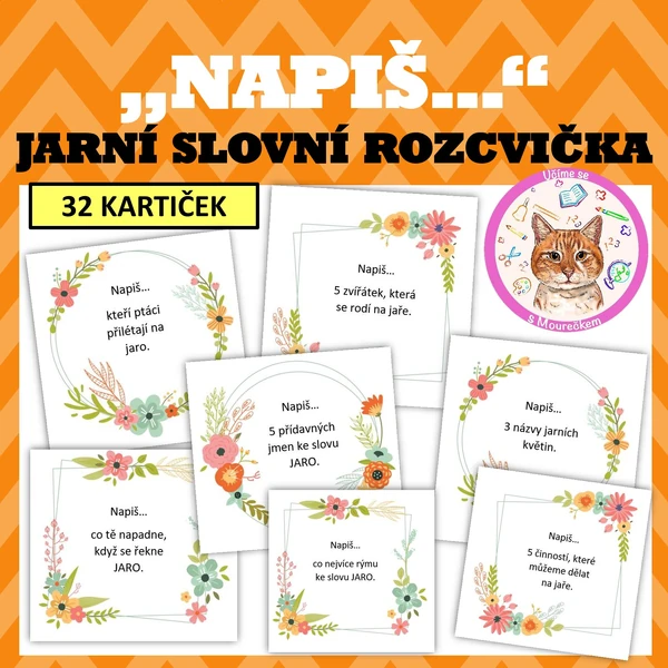 "NAPIŠ..." - Jarní slovní rozcvička