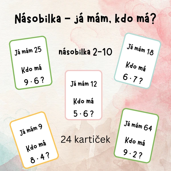 Násobilka - já mám, kdo má?