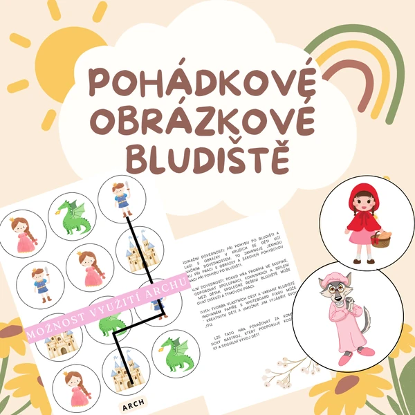 POHÁDKOVÉ OBRÁZKOVÉ BLUDIŠTĚ