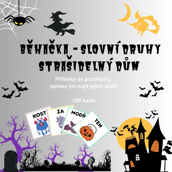 Běhačka - Slovní druhy
