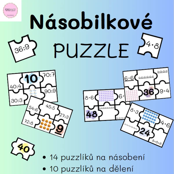 Násobilka - puzzle