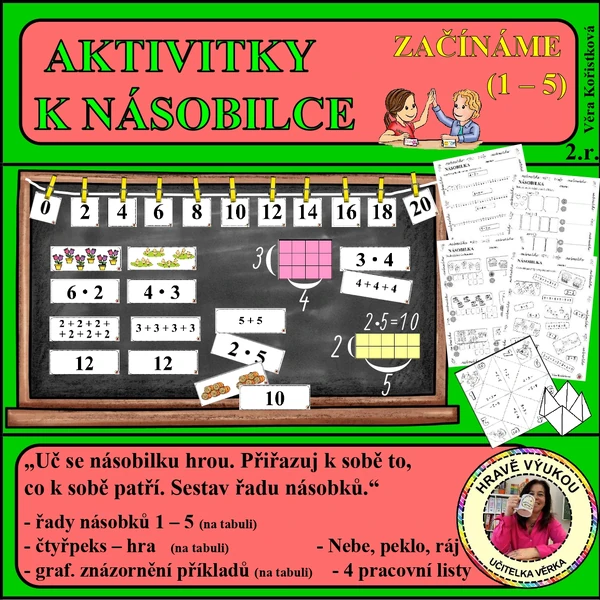 AKTIVITKY K NÁSOBILCE – ZAČÍNÁME 1 – 5