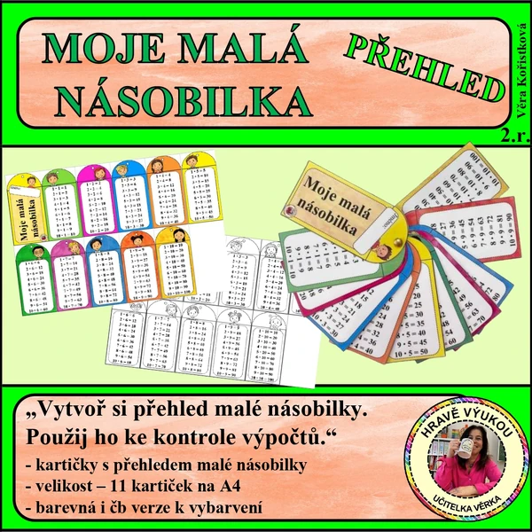 MOJE MALÁ NÁSOBILKA – PŘEHLED