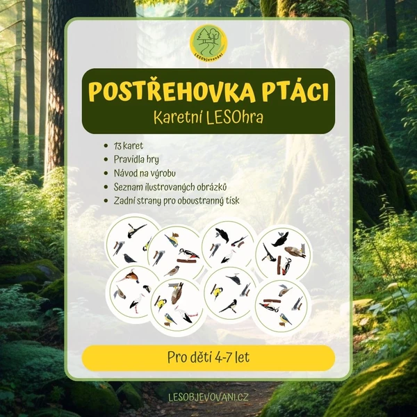 POSTŘEHOVKA PTÁCI