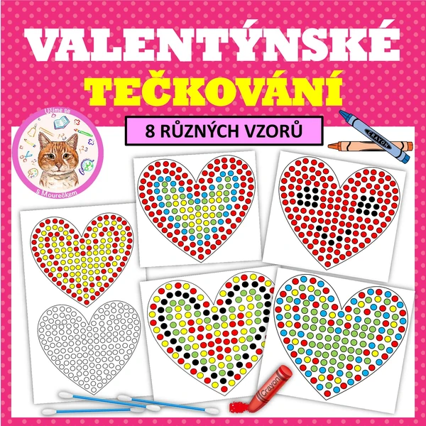 VALENTÝNSKÉ TEČKOVÁNÍ - Srdce