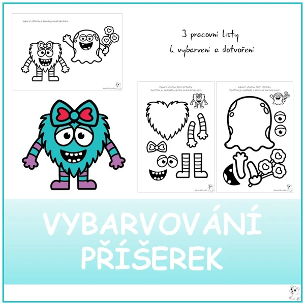 Vybarvování příšerek