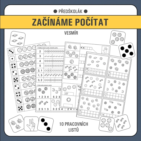 Začínáme počítat - vesmír