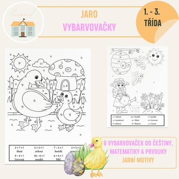 Jarní vybarvovačky