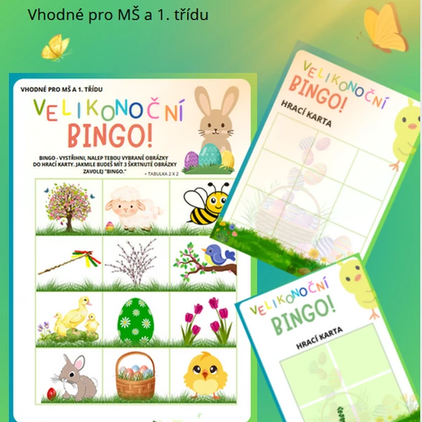 VELIKONOCE - BINGO  -  obrázky