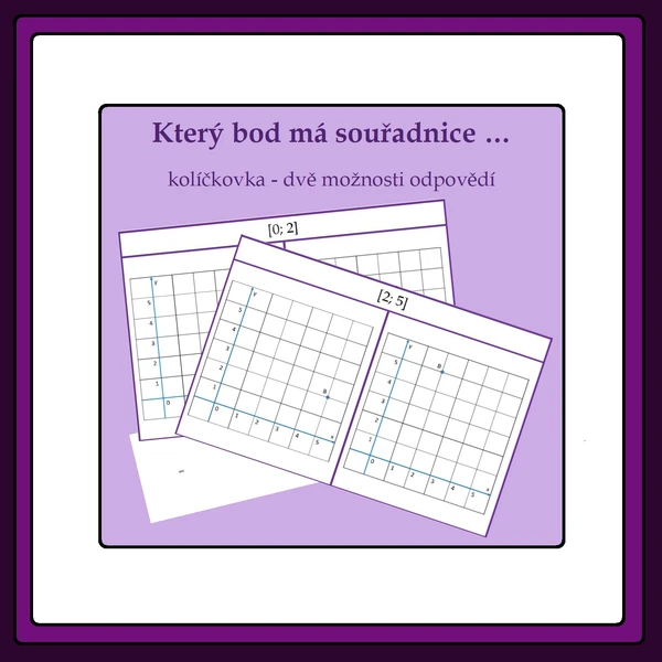 Souřadnice bodů - který bod má souřadnice?