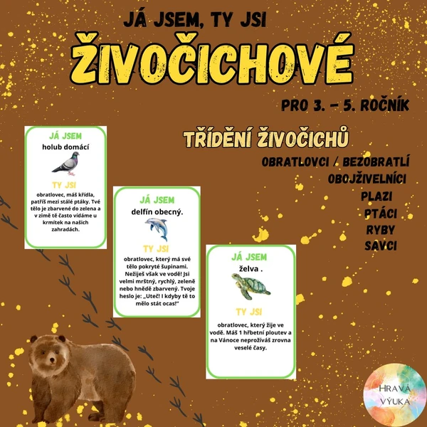 Já jsem, ty jsi... - živočichové