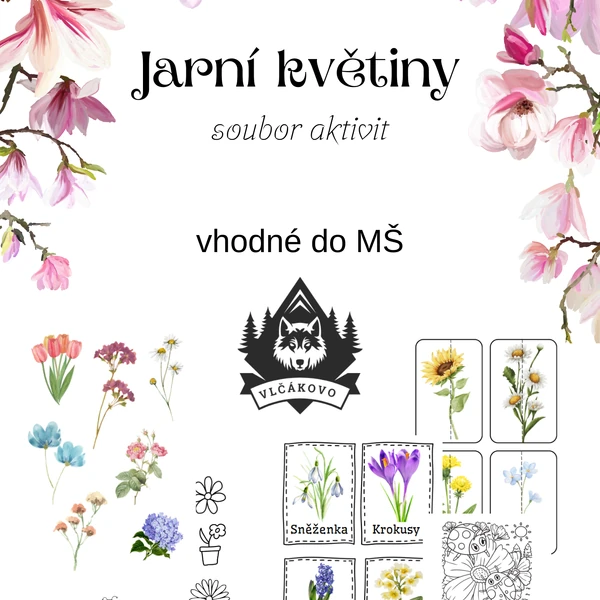 Jarní kytky-soubor aktivit