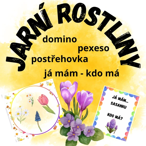 Jarní rostliny - soubor her
