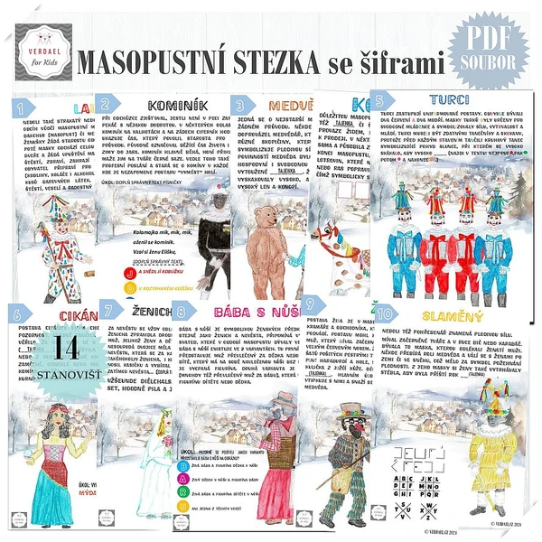 MASOPUSTNÍ STEZKA SE ŠIFRAMI