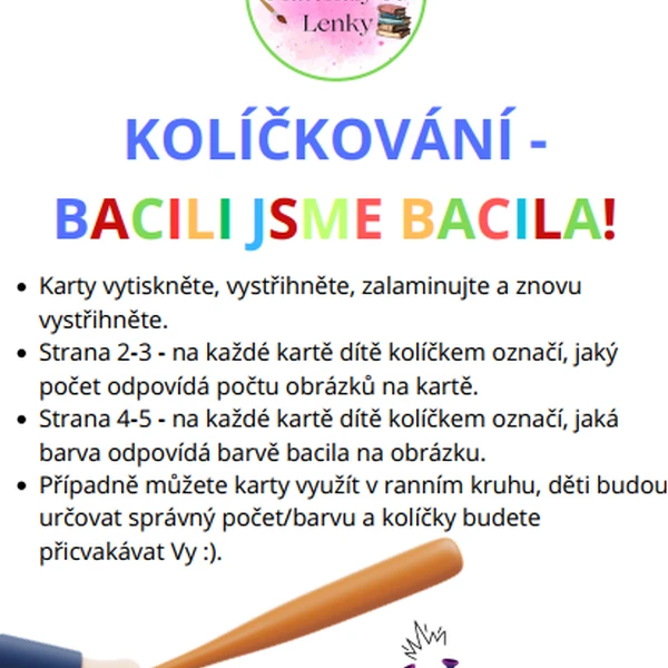 Bacili jsme bacila! - kolíčkování