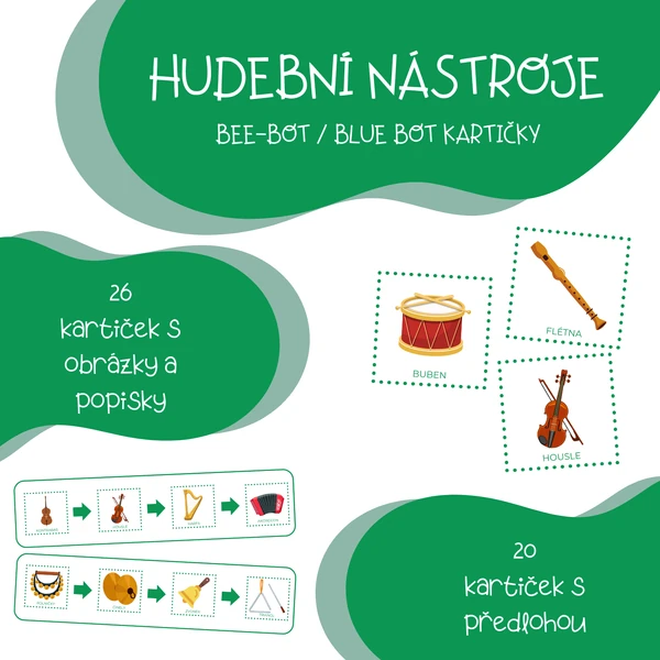 HUDEBNÍ NÁSTROJE - Bee-Bot / Blue-Bot