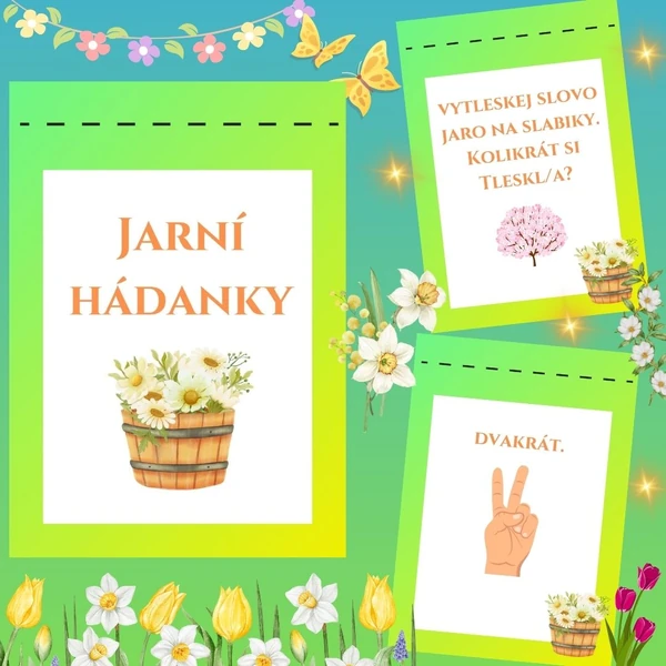 Jarní hádanky na plot