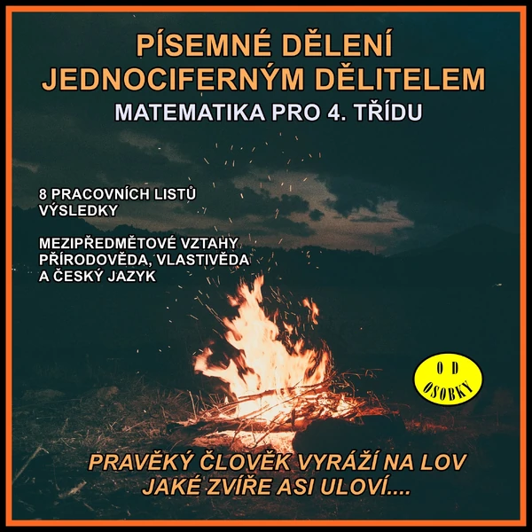 LOVEC - PÍSEMNÉ DĚLENÍ JEDNOCIFERNÝM DĚLITELEM