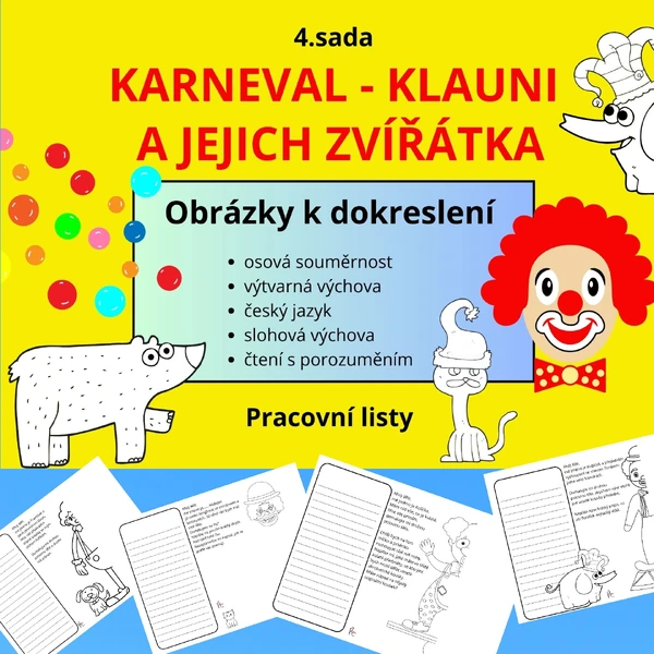 MASOPUST, KARNEVAL - Klauni a jejich zvířátka