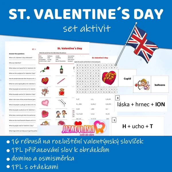 St. Valentine´s Day set aktivit