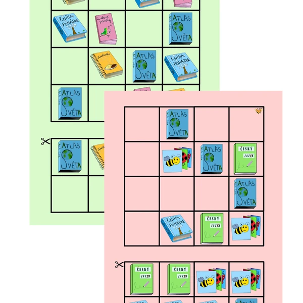 KNIHA - obrázkové sudoku