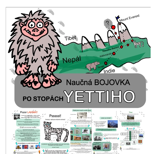 Po stopách Yettiho - naučná hra